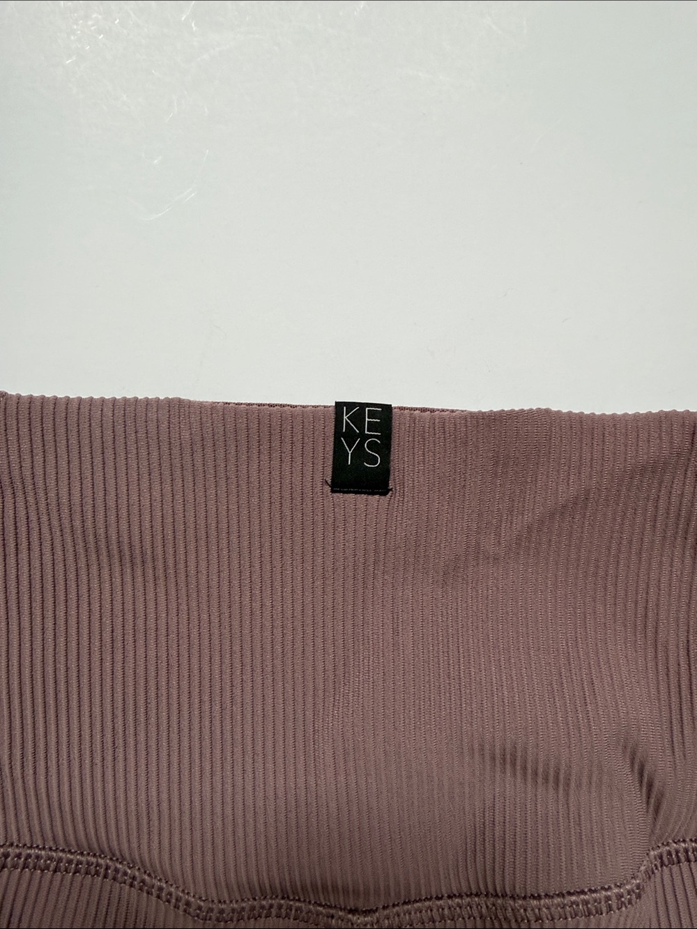Athleta Ribbed High-Waist Alicia Keys Leggings in Mauve - Picture 4 of 5